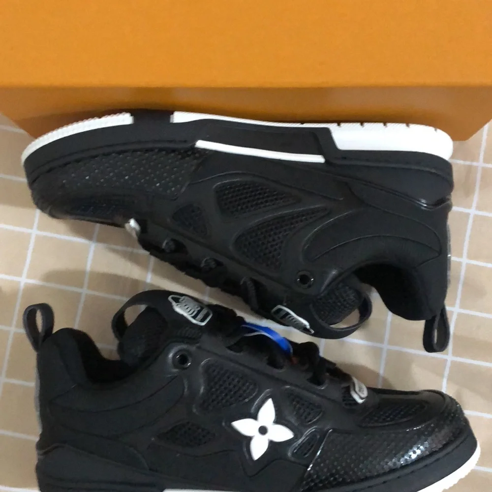 Men’s Louis Vuitton Black Skate Trainer Sneakers Size 11 - Picture 4 of 14